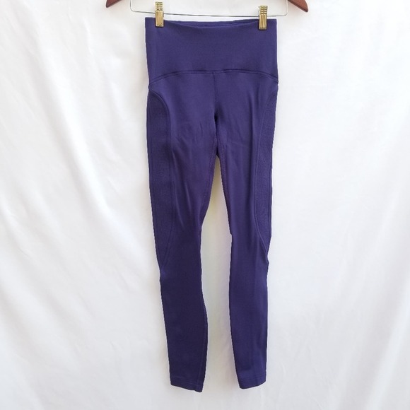 LULULEMON Women's Fast As Fleece Tight size 2 in Purple - Picture 1 of 11